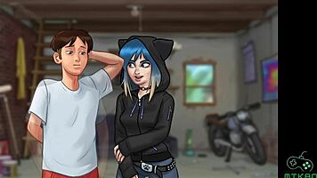 summertime saga episode 87 plan for busty odette to catch little redhead grace