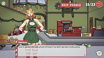 claus secret surprise xmas hentai game ep 2, christmas factory now making sextoy