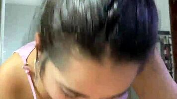 man, linda garota debora prado givin deep boquete before ridin hard... so hot brazilian pov!
