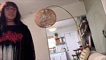 Goth girlfriends fuck horny stepbrother!