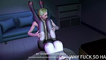 3d big boobs slut betrays with young 18+ huge cock