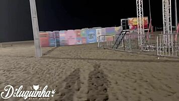 Fucking the young 18+ tattooed emo girl hard after carnival in public bathroom