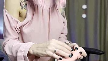 Young girl shoves whole dick laughing in delight