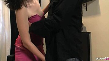 huge clit virgin teen 18+ with hairy pussy gets pounded by classmate.