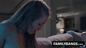 Karla kush and jill kassidy share passionate kisses and licks petite pussies in lesbian masturbation session