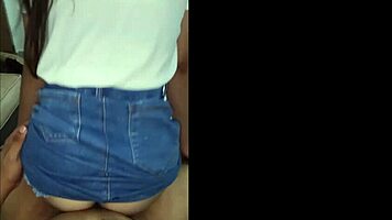 religiosa in a miniskirt, but damn, she loves getting pounded hard doggystyle