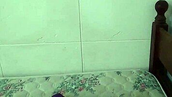 Caught masturbating in office gets ass licking from friend