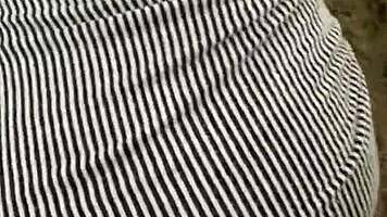 Caught in forest begging for dick