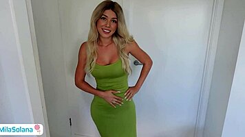 Couldn't pay rent? Cute roommate oiled and fucked!