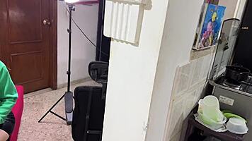 horny teen 18+ kami yammy drilled after shower blowjob, hardcore action with shaved pussy