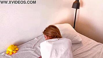 Creampie Stepsister for Stupidity in Oiled Fetish Session