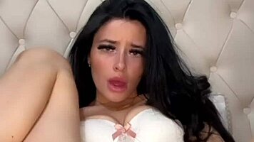 teen american exchange student indulges in solo masturbation