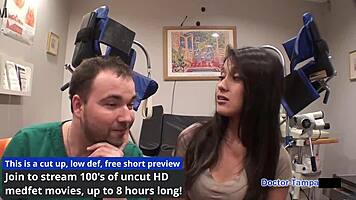 Dr. tampa locks up petite alexa chang backstage in florida, making her scream