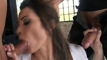 Glam Teen 18+ Buttfucked Hard and Facialized in Group