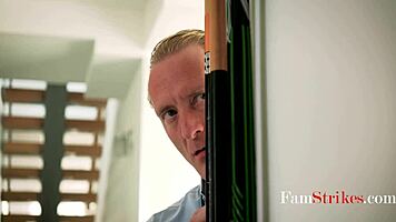 Chloe Rose Seduces Her Father-In-Law During Family Vacation, Losing Innocence To Intense Fucking