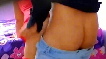 Hidden camera spies neighbor's delicious assfuck