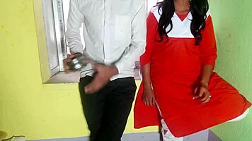 Desi Schoolgirl Has Quick Classroom Sex with Classmate.