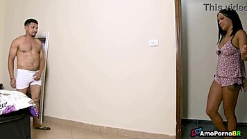 my stepdad fucks her with me in the room