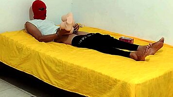 Doll fucked by man after days without sex