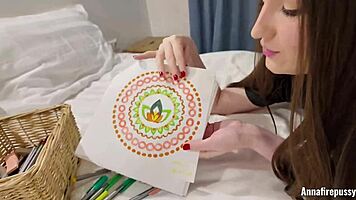 Annafirepussy tried a new game but ended up in hot sex with a skinny brunette 😏