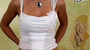 skinny british teen 18+ gets intimate during european massage session