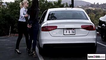 Dominant lesbian cop gets rimmed by captive in intense session