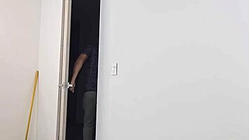 Stepdaughter convinces stepfather to fuck behind stepmother's back