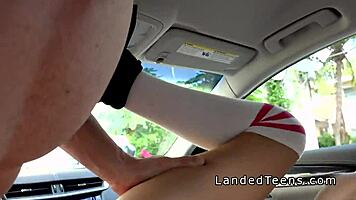 intense session with schoolgirl after classes