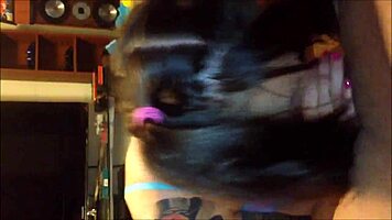 Beautiful blue-eyed teen amateur homemade tape