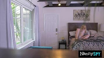 Horny Nanny Drops Act to Ride Boss Cock