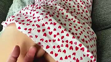 hard morning sex with tons of cum on her petite 18+ body pov