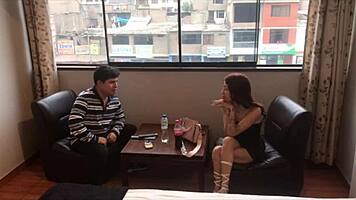 Casting a Petite Venezuelan Nympho Mia Fenix with Barely Legal Cumshot