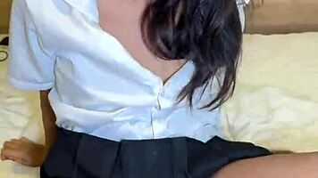 18yo Thai Student Creampied By Foreigner In Steamy After-School Doggystyle Session