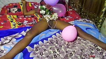 I Presented My Pussy As A Christmas Gift To Surprise My Ex Boyfriend He Fucked Me Real Hard