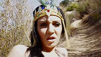 Aimee Rides Sultan In Outdoor Creampie Session