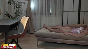 I seen the alien event where the young guy slided his hard cock deep inside the fit blondes wet pussy