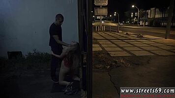 teen girl gets tied up for her first outdoor hardcore fuck