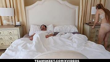 TeenPies - Tight Blonde Pussy Leaking Cum After Hard Ride