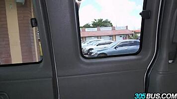 Innocent Teen 18+ Kara Hartley Banged on Public 305Bus