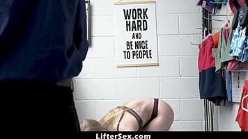 Handcuffed Thief Emma Starletto Teases Officer With Big Ass