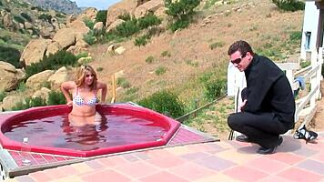 alice bell, this wild teen 18+ gets banged hard outside in lingerie 😜