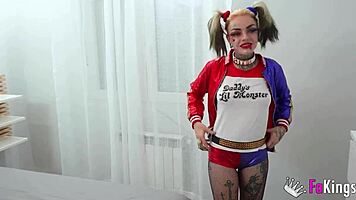 Lady Medusa As Nasty Harley Quinn Seeks A Big Cock Adventure.