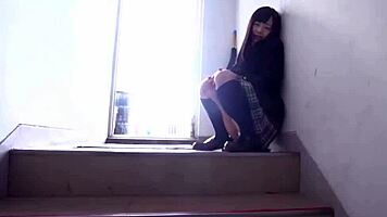 I’m, like, totally stunned watching Yuu Tsujii vibe her wet vagina, wow!