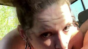 busty petite hooker fucked in public begs for facial