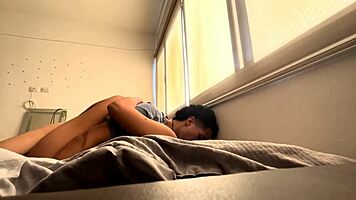 Man, my hermanastra is so jealous her hermano banged her amiga with those big natural tits.