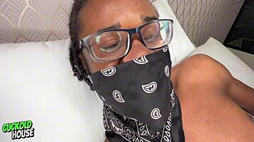 Marido Corno Watches Wife Fuck Swinger Couple in Group Doggy with Cum in Mouth