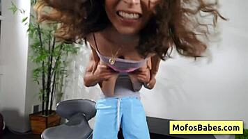 Tiny Busty Petite Teen Excited for Big Dick Pumping Her Shaved Pussy - Amber Summer Charles Dera