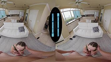 Curvy redhead babysitter convinces you to hire her.