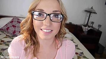 zoe parker cute 19 yo pov blowjob and huge cum facial