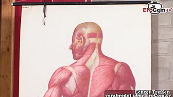 German Student Joins Amateur MMF Threesome At University